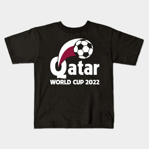 Qatar 2022 World Cup Kids T-Shirt by adik